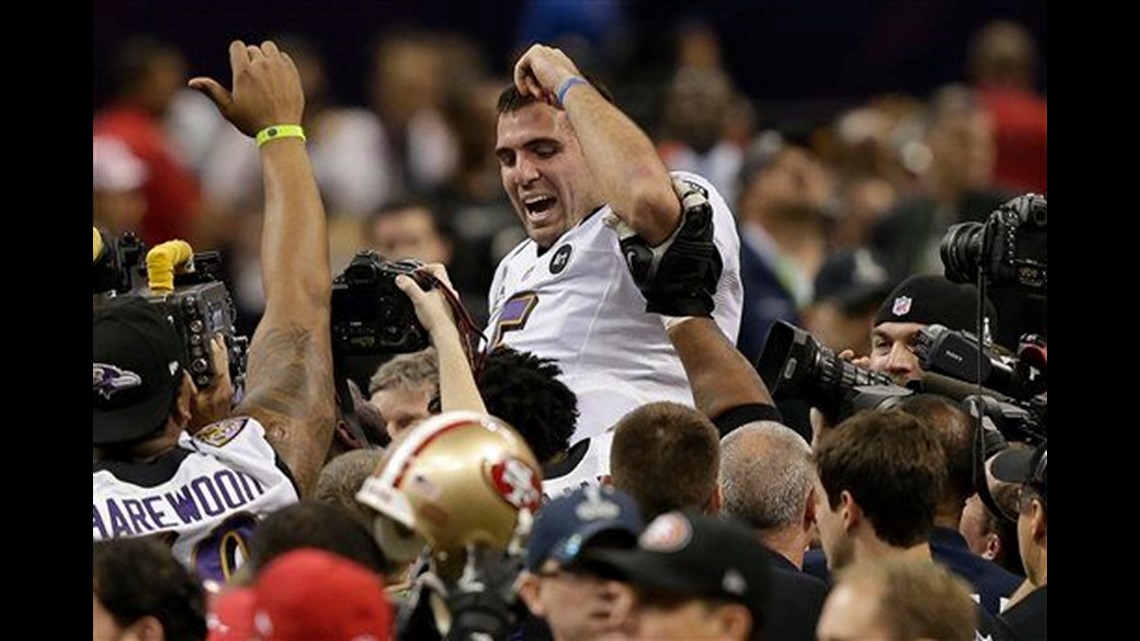 Ravens lead 49ers 21-6 at halftime of Super Bowl