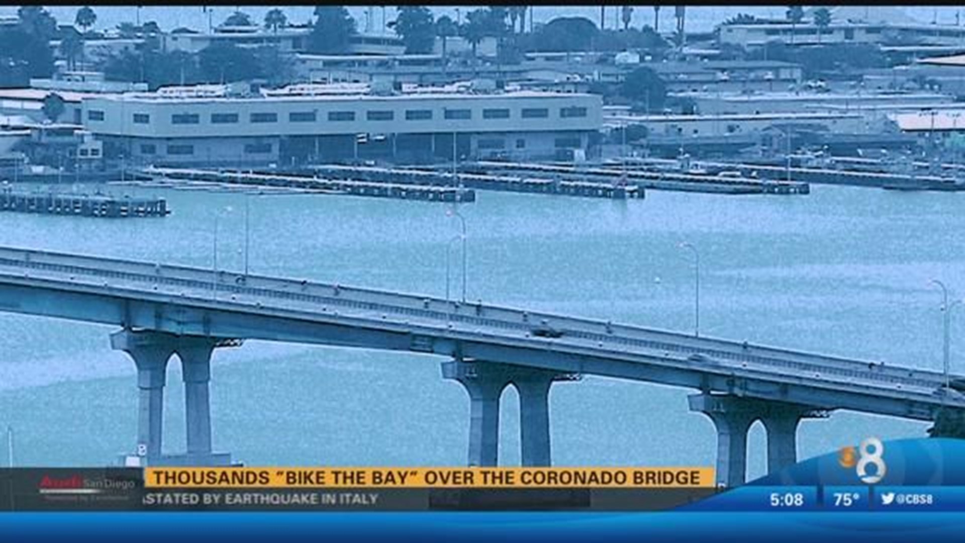 Thousands Bike the Bay over the Coronado Bridge