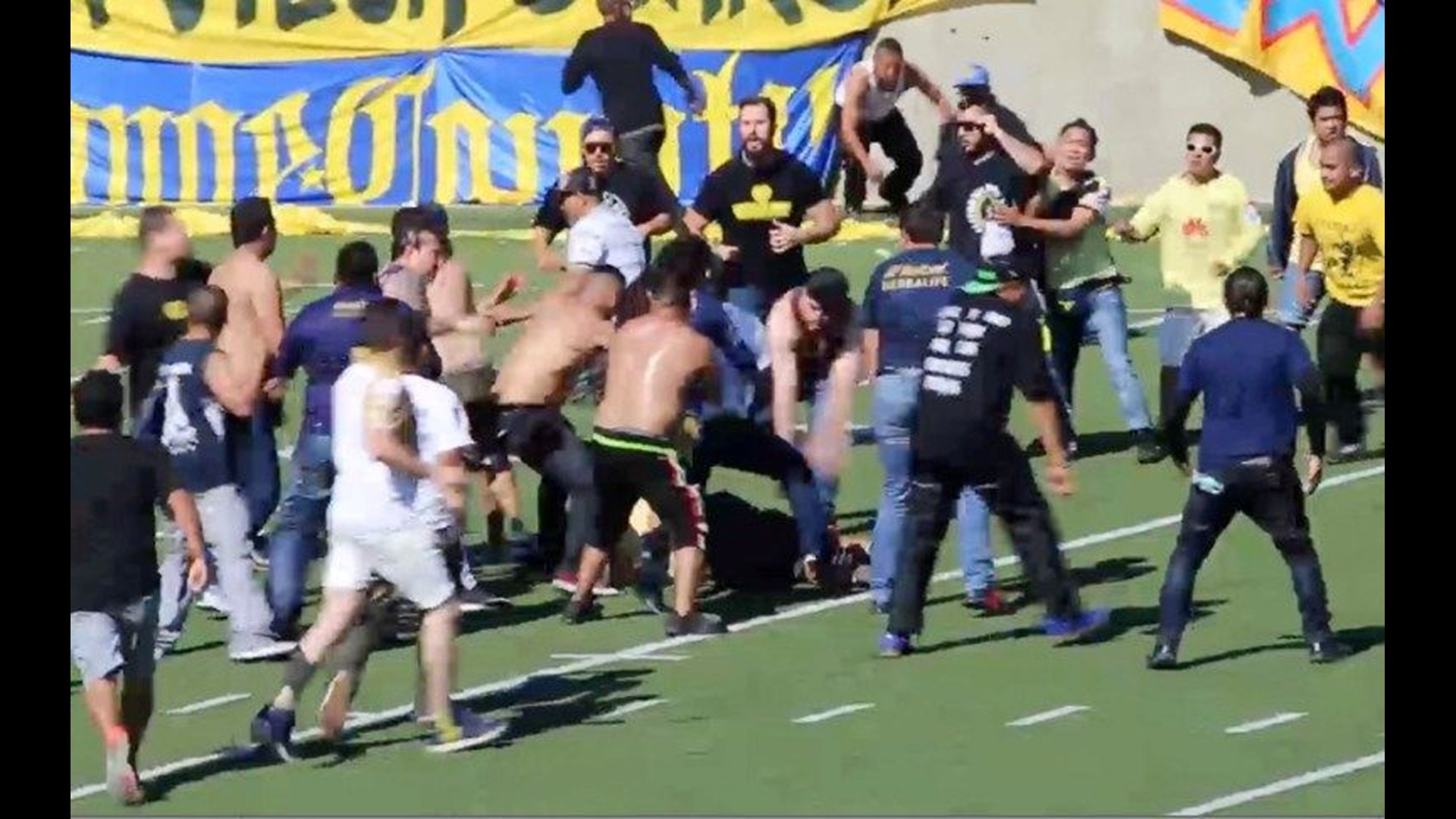 Soccer game turns violent as fans of Mexican teams brawl - cbs8.com