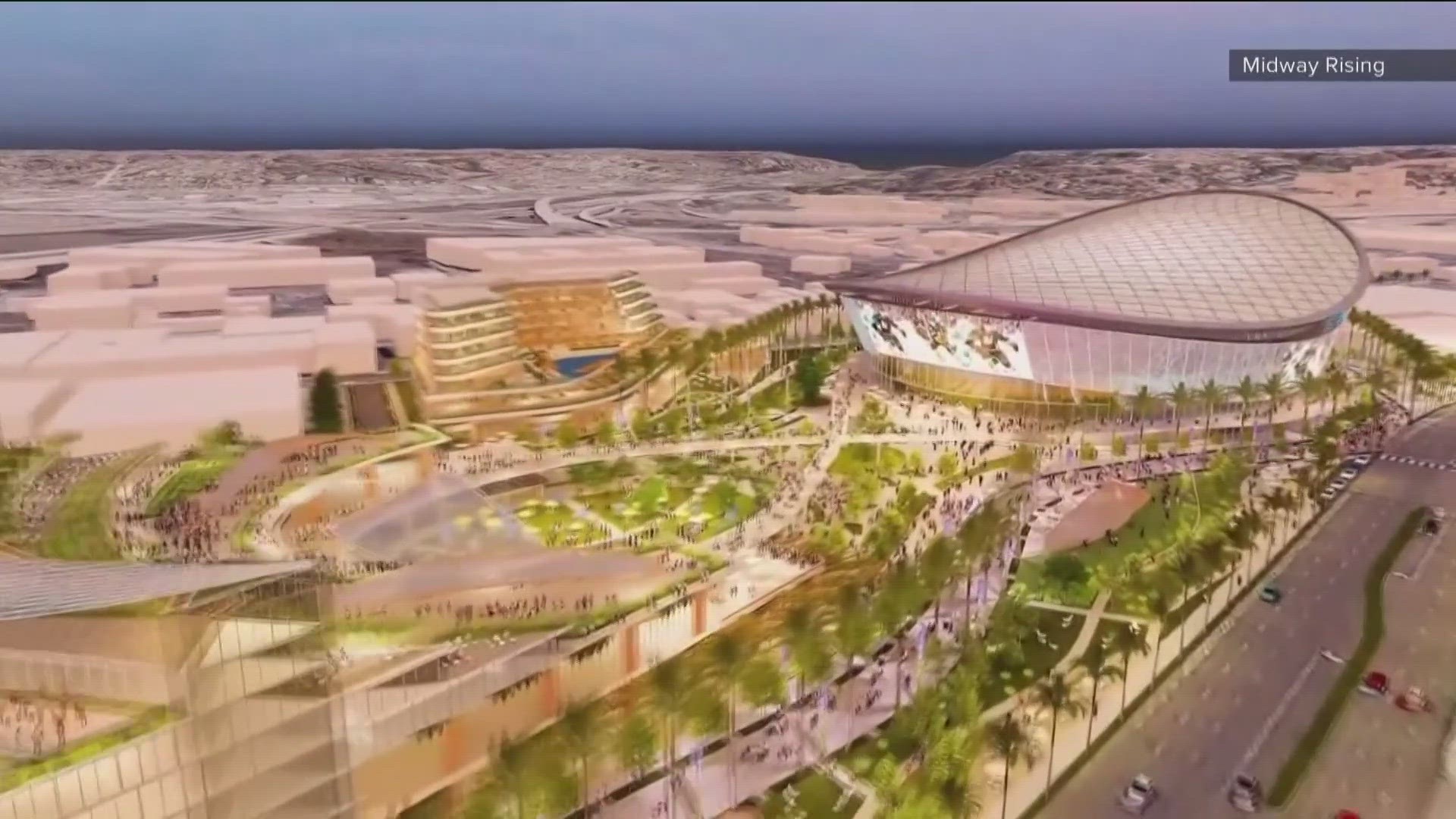 A plan to build a new arena and thousands of housing units in the Sports Arena area is getting mixed reviews.