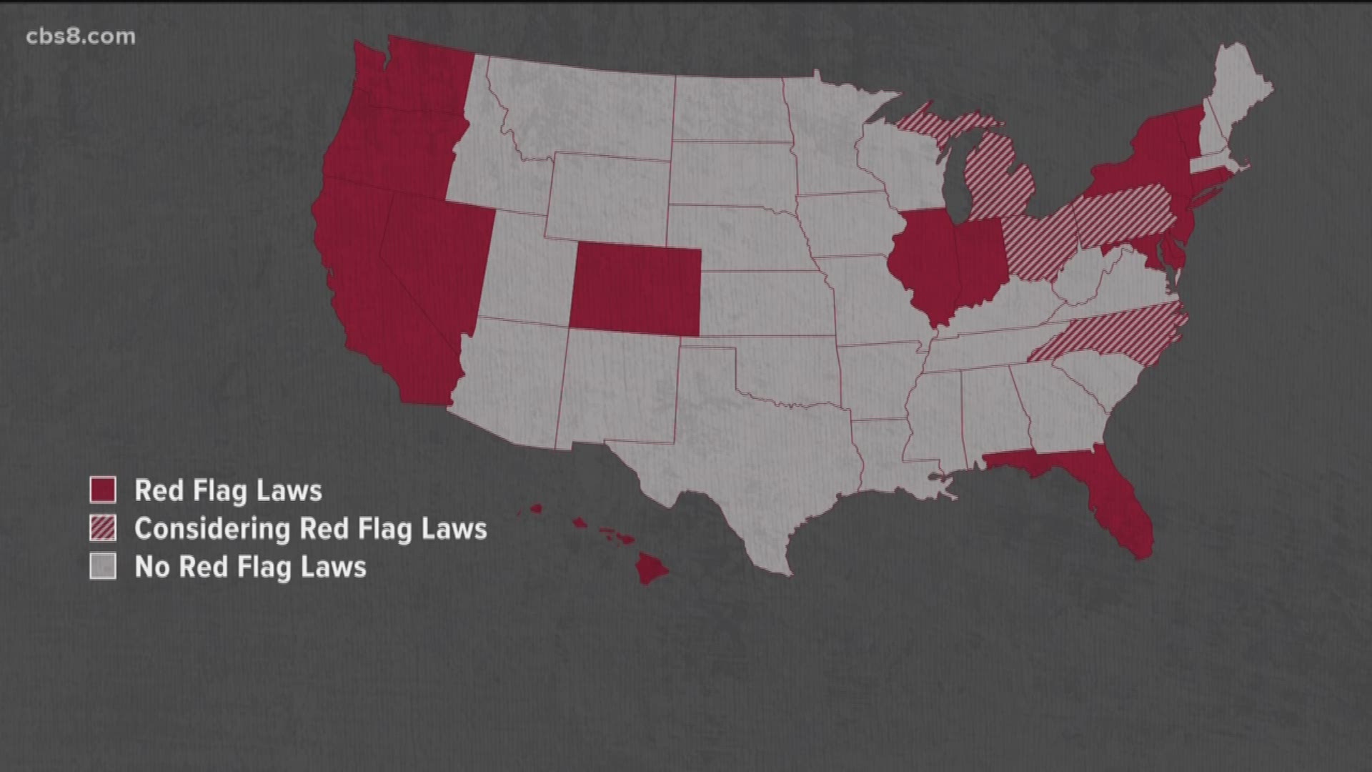 San Diego City Attorney Mara Elliot said it is a successful tool in preventing gun violence. The city’s program has served as a model throughout California, which enacted its own version of the red flag law in 2016.