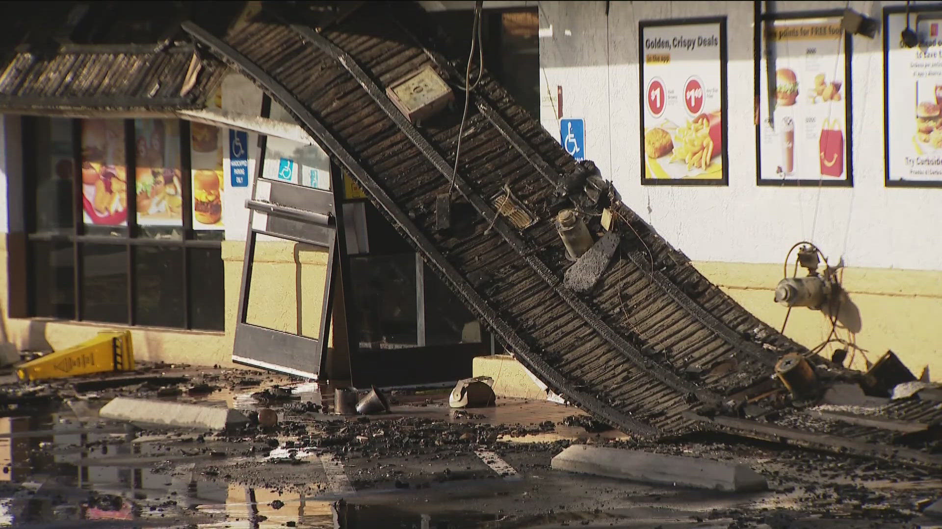 San Miguel Fire & Rescue told CBS 8 that no one was inside during the time of the fire, and no one was injured.