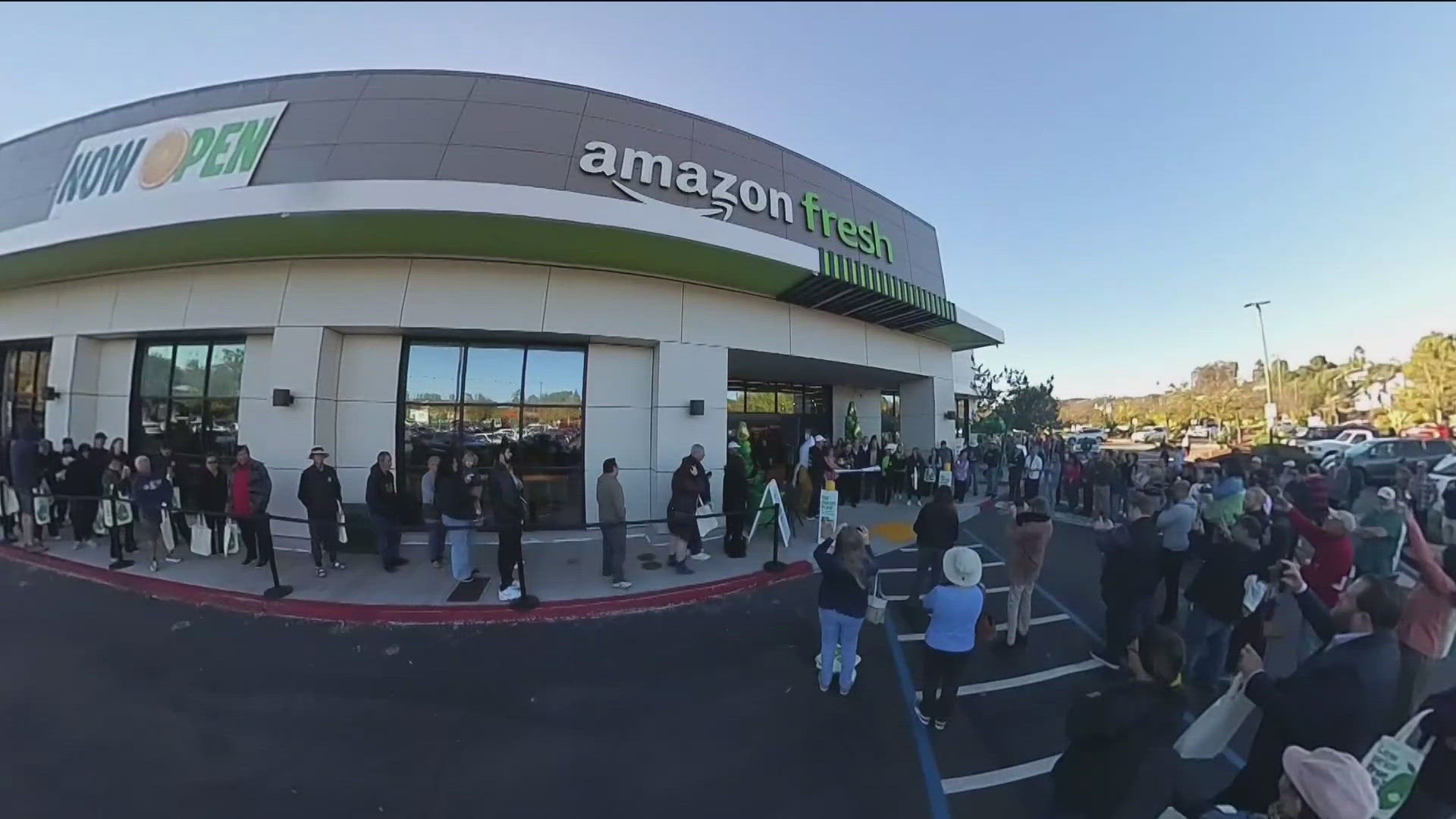 A new Amazon Fresh store is open in Poway. It is the first one in San Diego County.