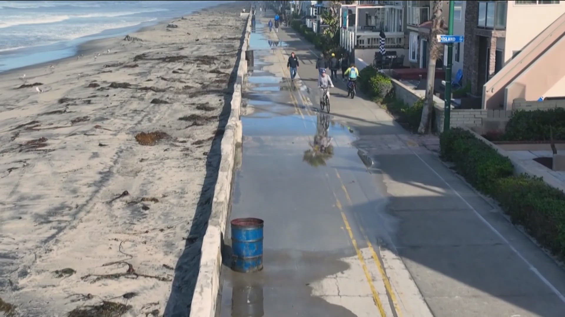 These conditions mean a high risk of rip currents will result in hazardous swimming conditions through Saturday.