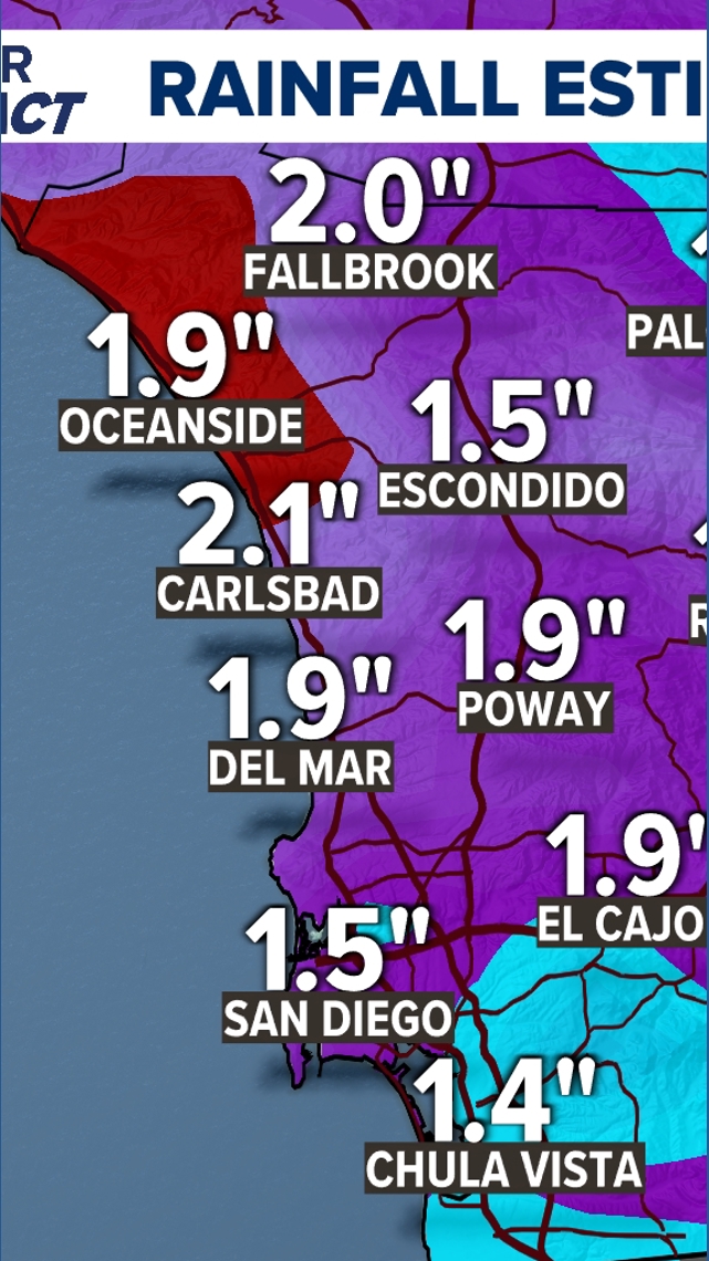 Atmospheric river set to drench San Diego this weekend: see forecast ...