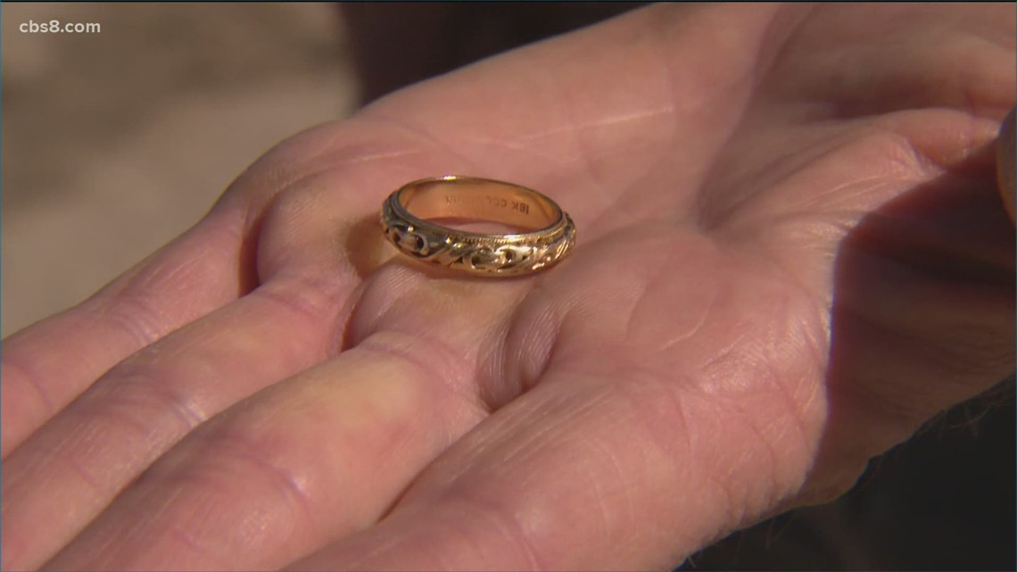 Wedding ring lost for 30 years: Widow reunited with gold band