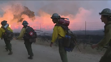 Officials warn about the risk of illegal fireworks amid scorching temperatures