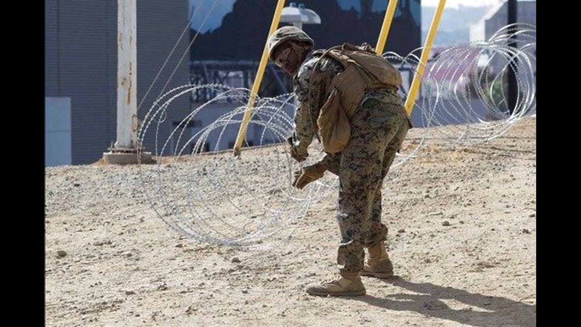 Migrant woman hurt after being impaled while trying to climb over