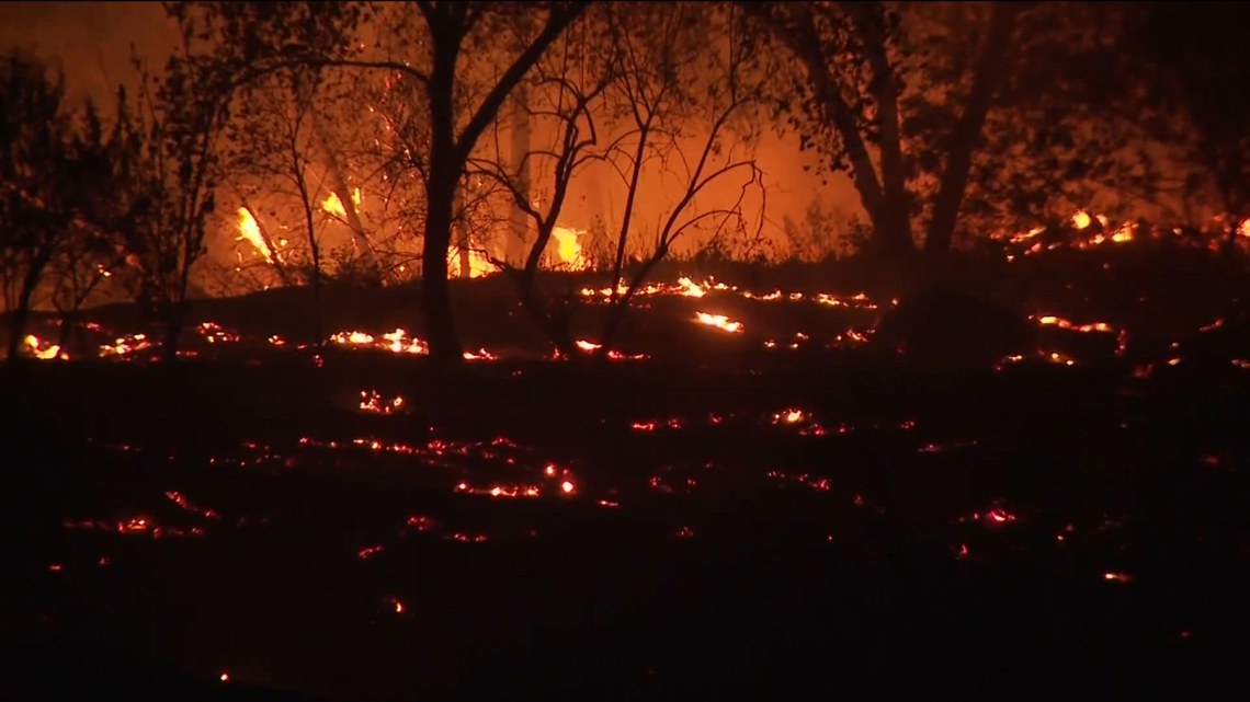 Fire crews halt forward rate of spread of vegetation fire in Vista ...