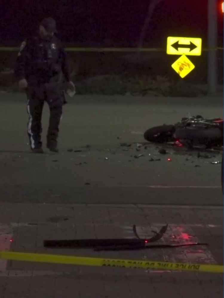 Motorcyclist dies in crash with Chula Vista police car | cbs8.com