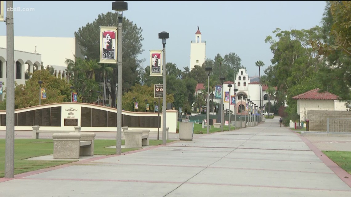 San Diego State University goes to virtual instruction today, citing storm  safety concerns