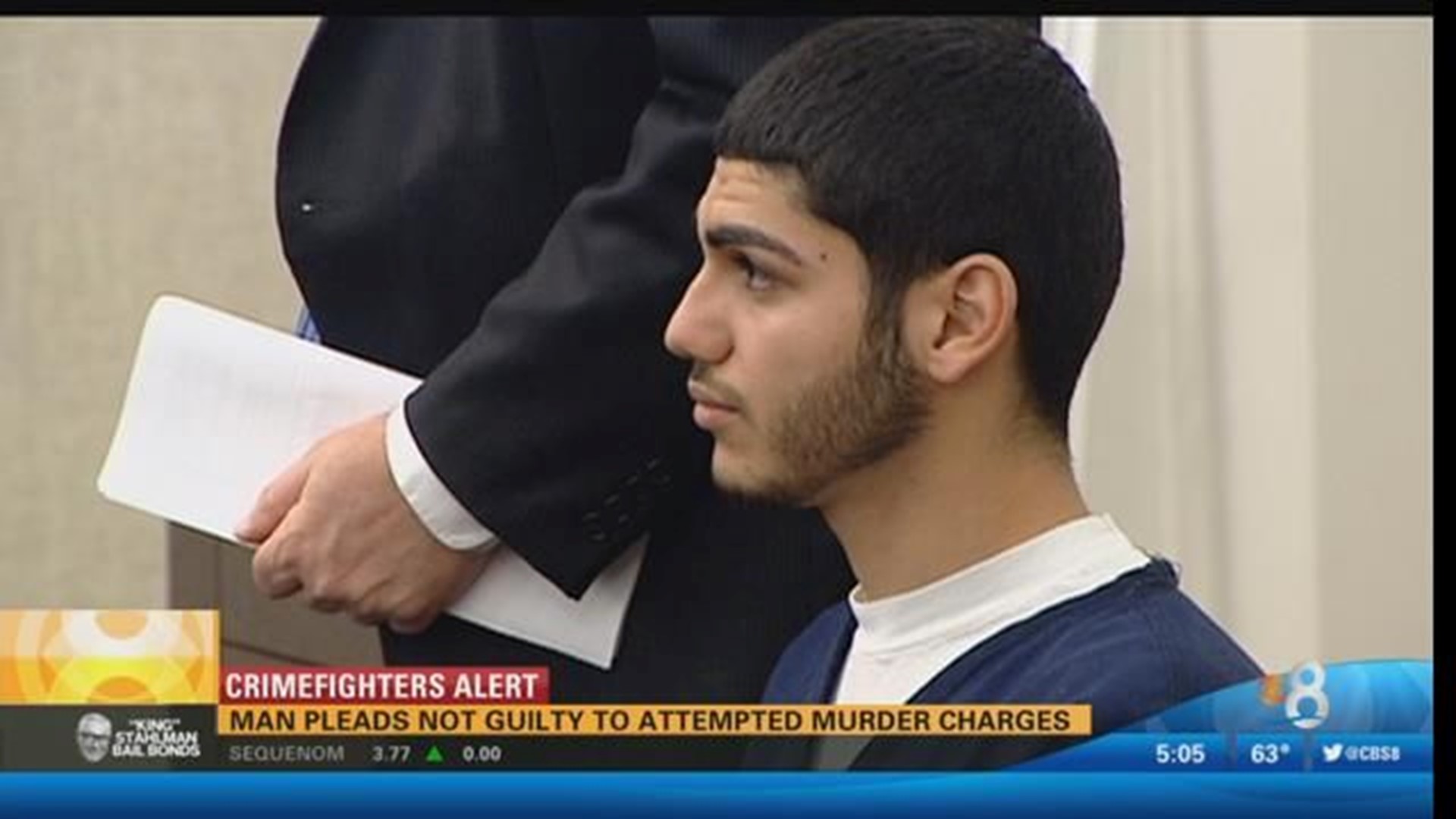 Man pleads not guilty to attempted murder charges | cbs8.com
