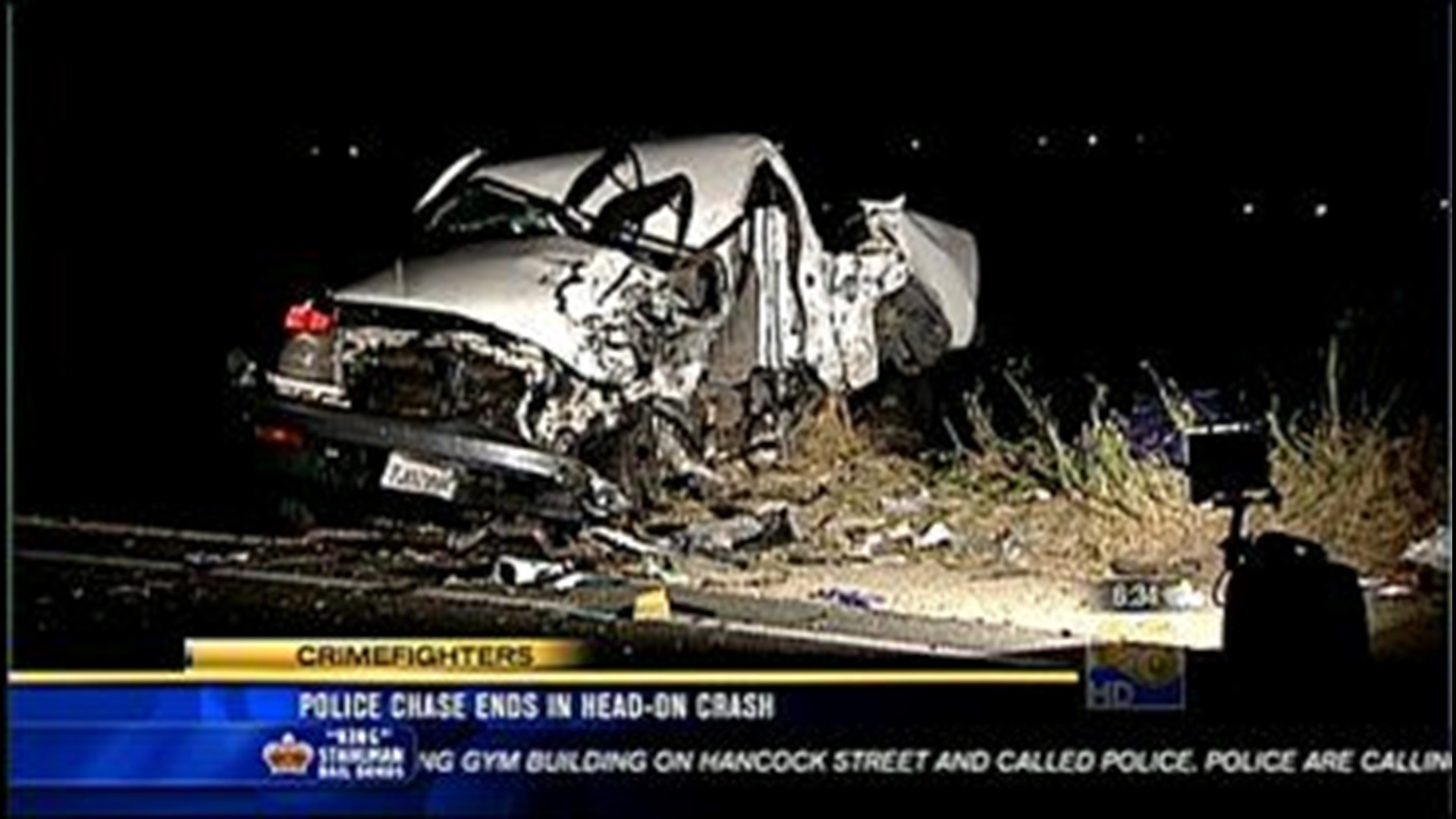 Police Chase Ends in Fatal HeadOn Crash Near Bonsall