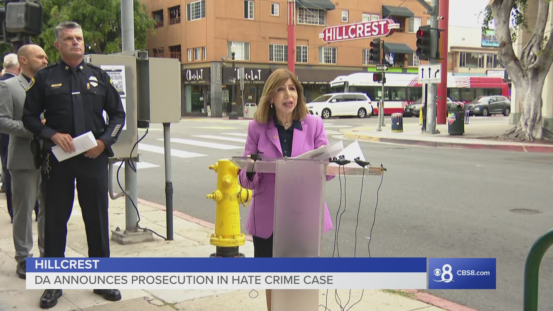 The San Diego County District Attorney announced the successful prosecution of people who vandalized Hillcrest businesses.