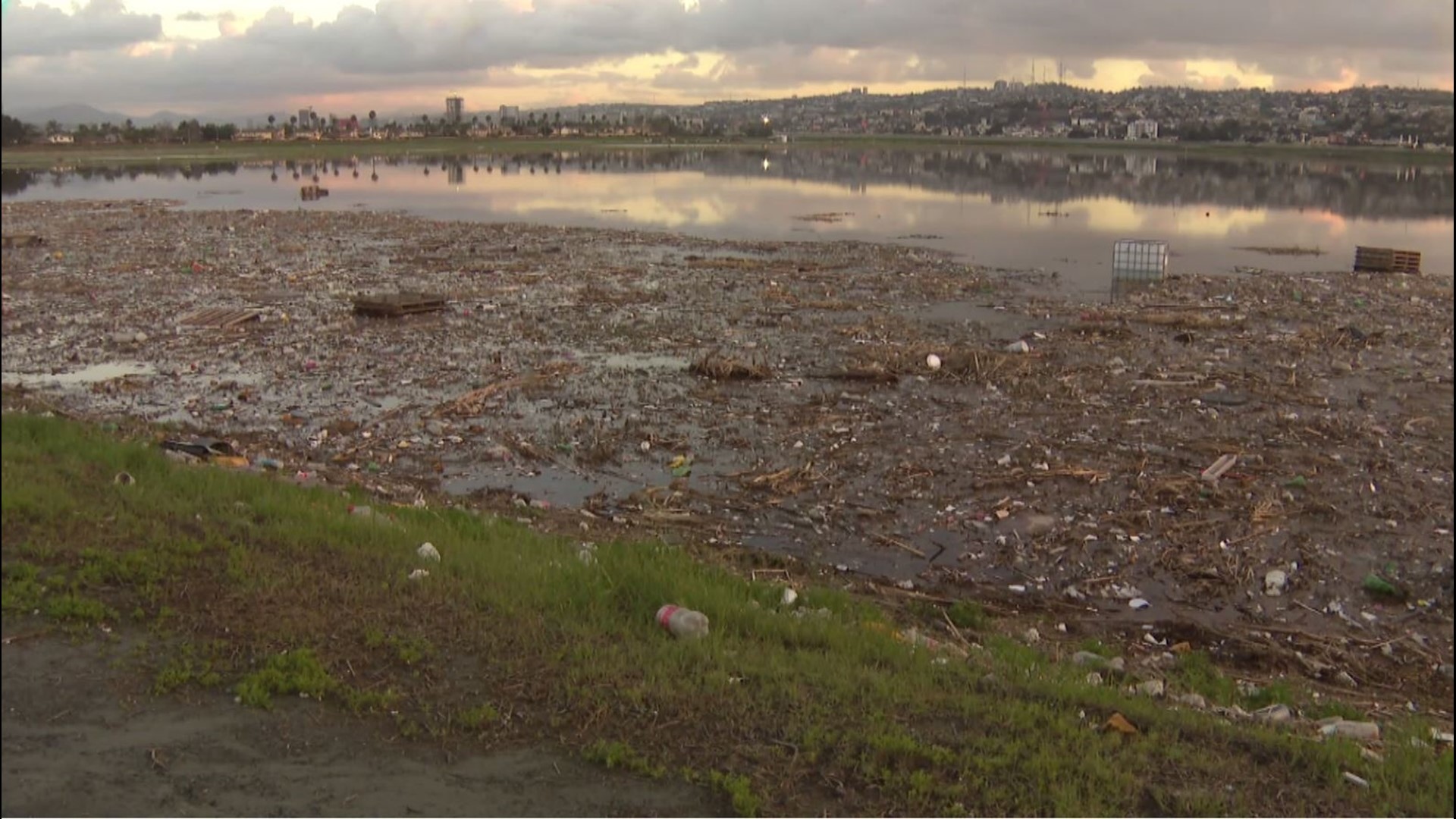 Local leaders, including Imperial Beach Mayor Paloma Aguirre, went to Capitol Hill to raise awareness about the pollution leaving sewage and trash after the storms.