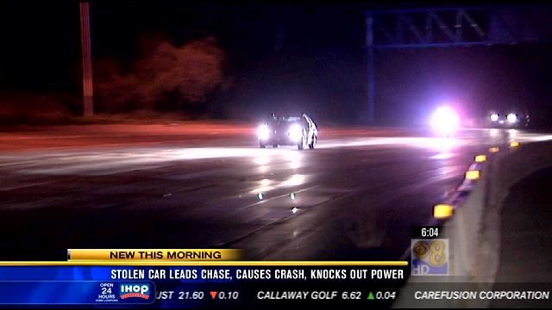 Suspects lead police on high speed chase in stolen car | cbs8.com