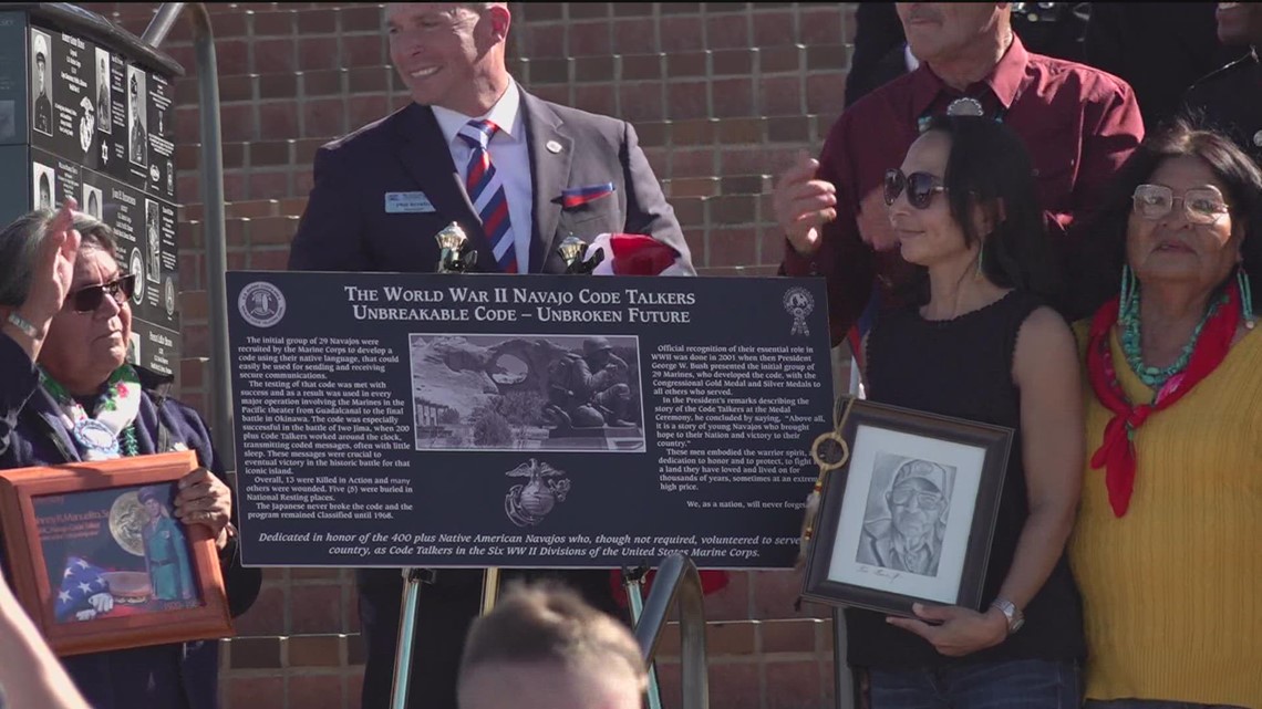 Mt. Soledad Veterans Memorial honors the Navajo code talkers