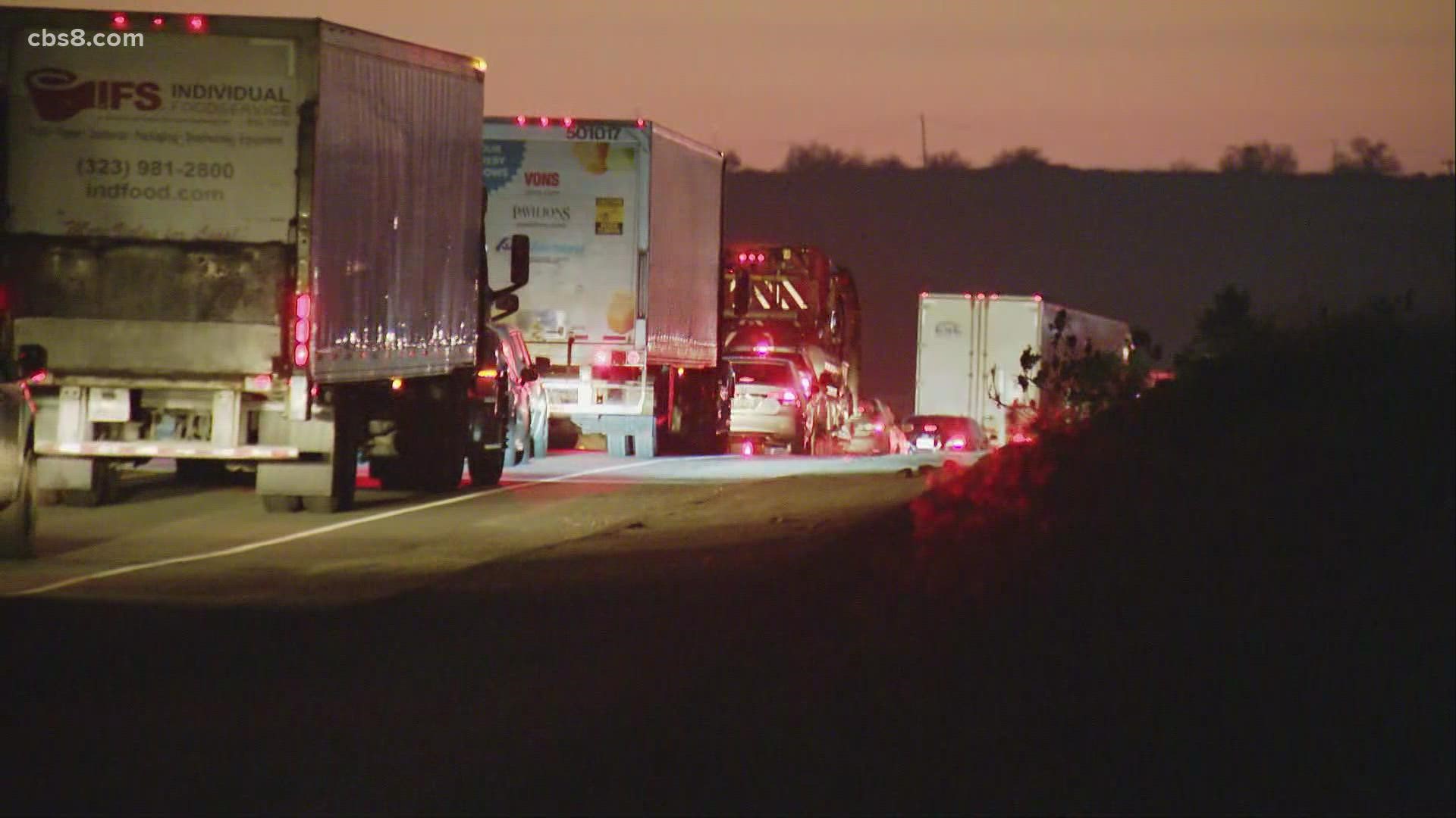 Deadly crash on I-5 south near Las Pulgas Rd. | cbs8.com