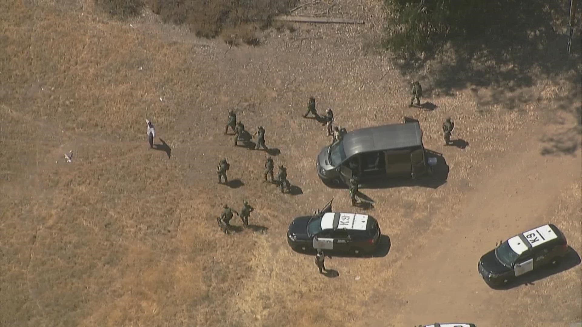SWAT standoff in Pauma Valley ends after suspect surrenders | cbs8.com