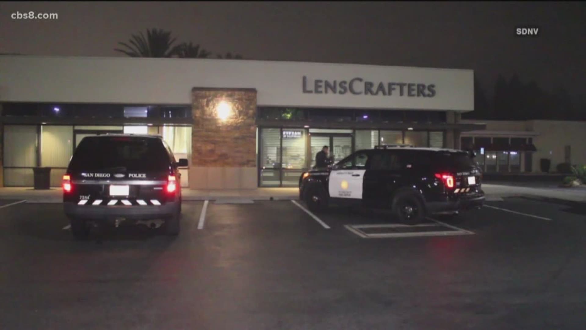 Thieves broke into a Carmel Mountain eyeglasses store Tuesday morning, the latest San Diego-area optometry business to be ransacked in the last few weeks.