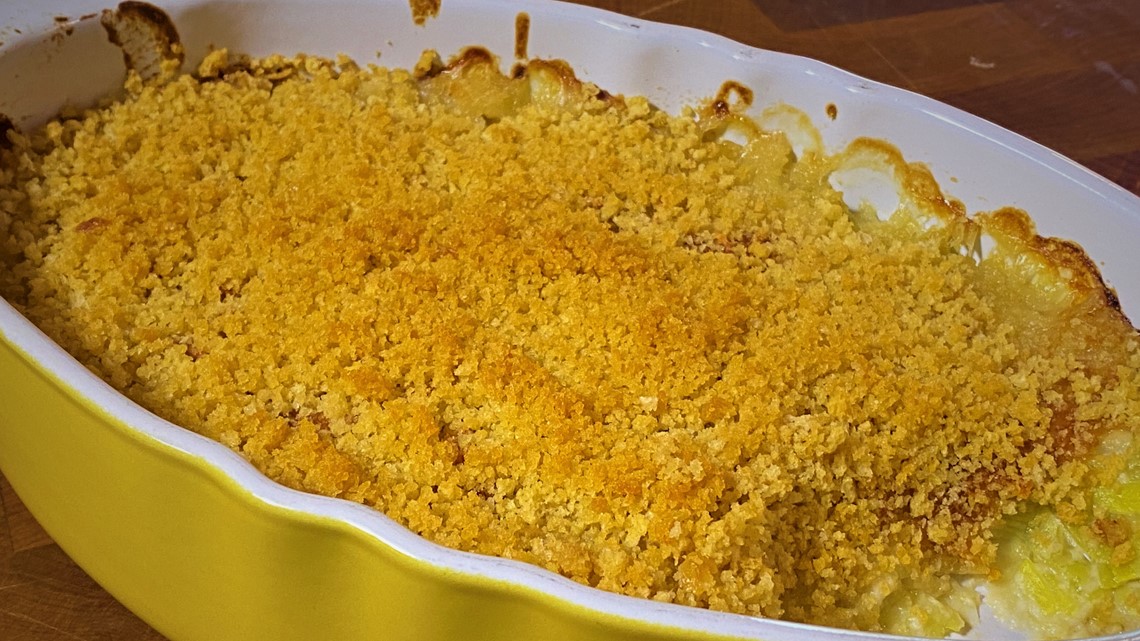 Cooking with Styles Thanksgiving sides Leeks Au Gratin