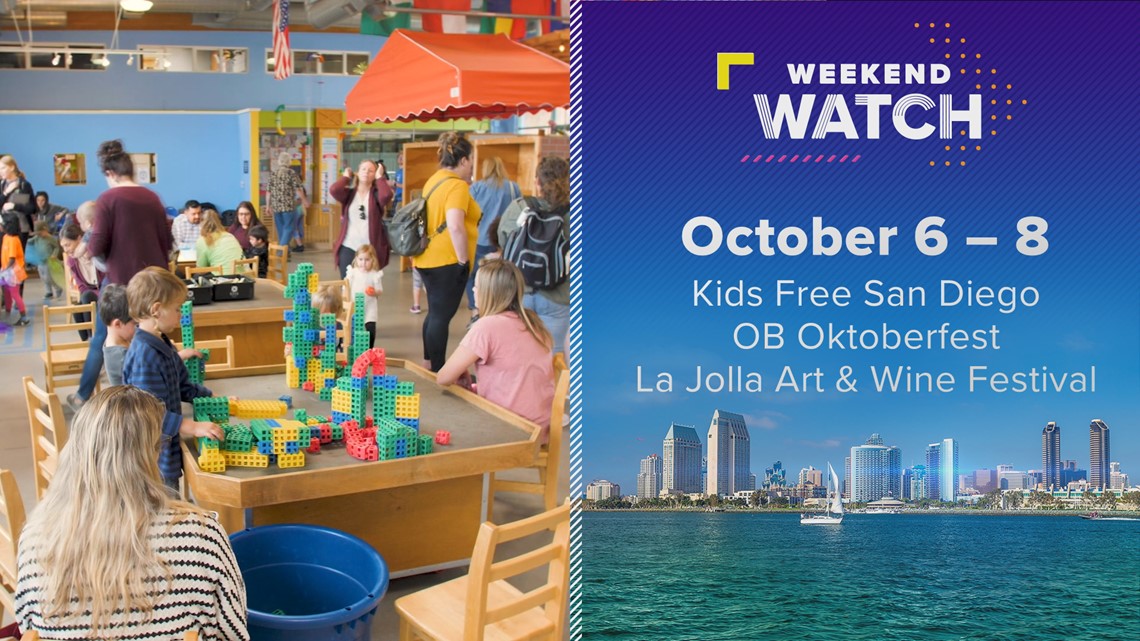 Things to do in San Diego, October 6 October 8 weekend