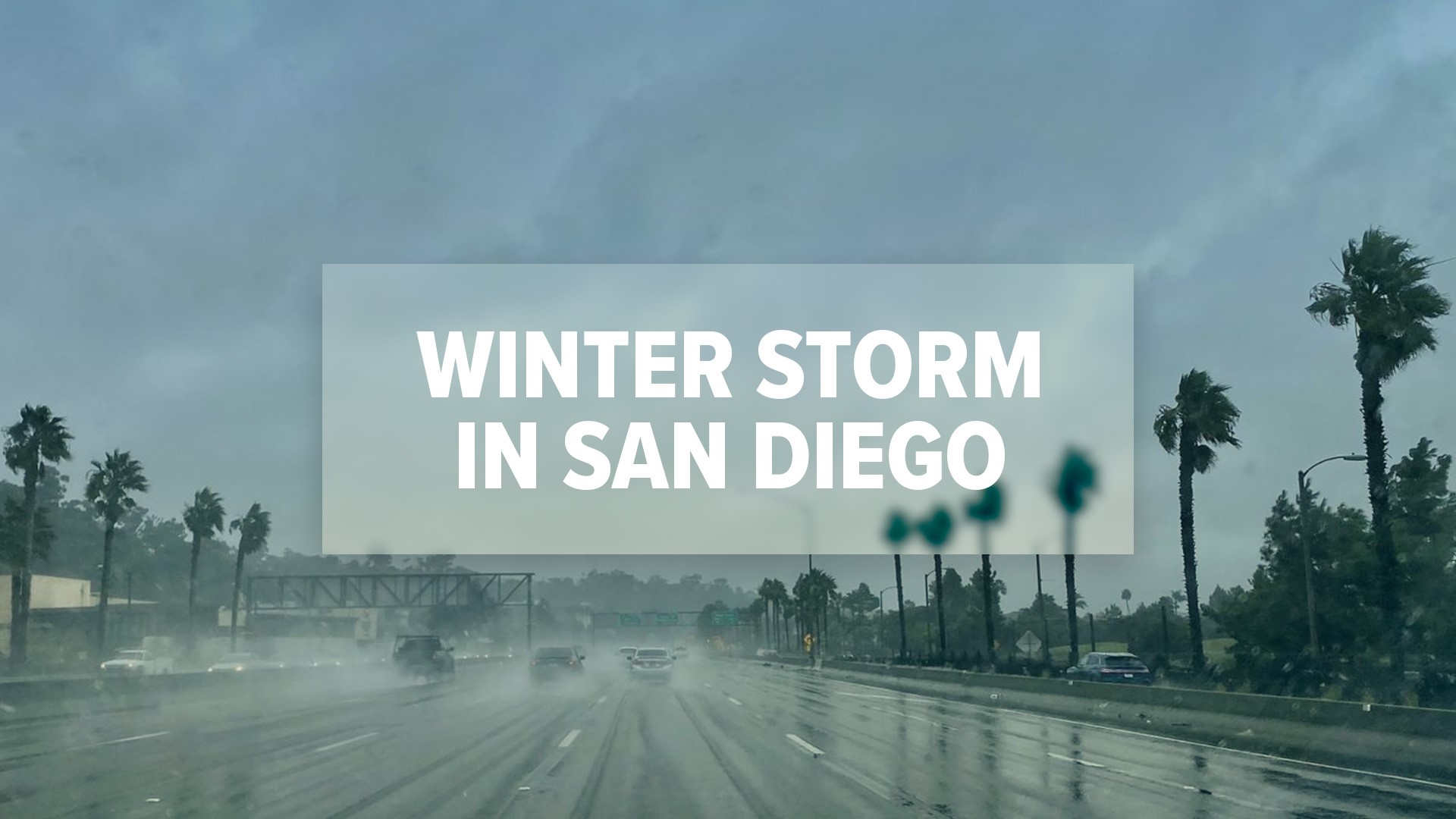 Warm weather on the way after after wet, windy storm hits San Diego ...