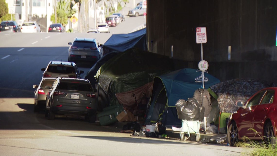 Downtown San Diego homeless encampments | cbs8.com