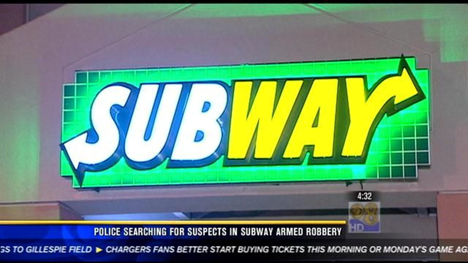 Police searching for suspects in Subway armed robbery | cbs8.com