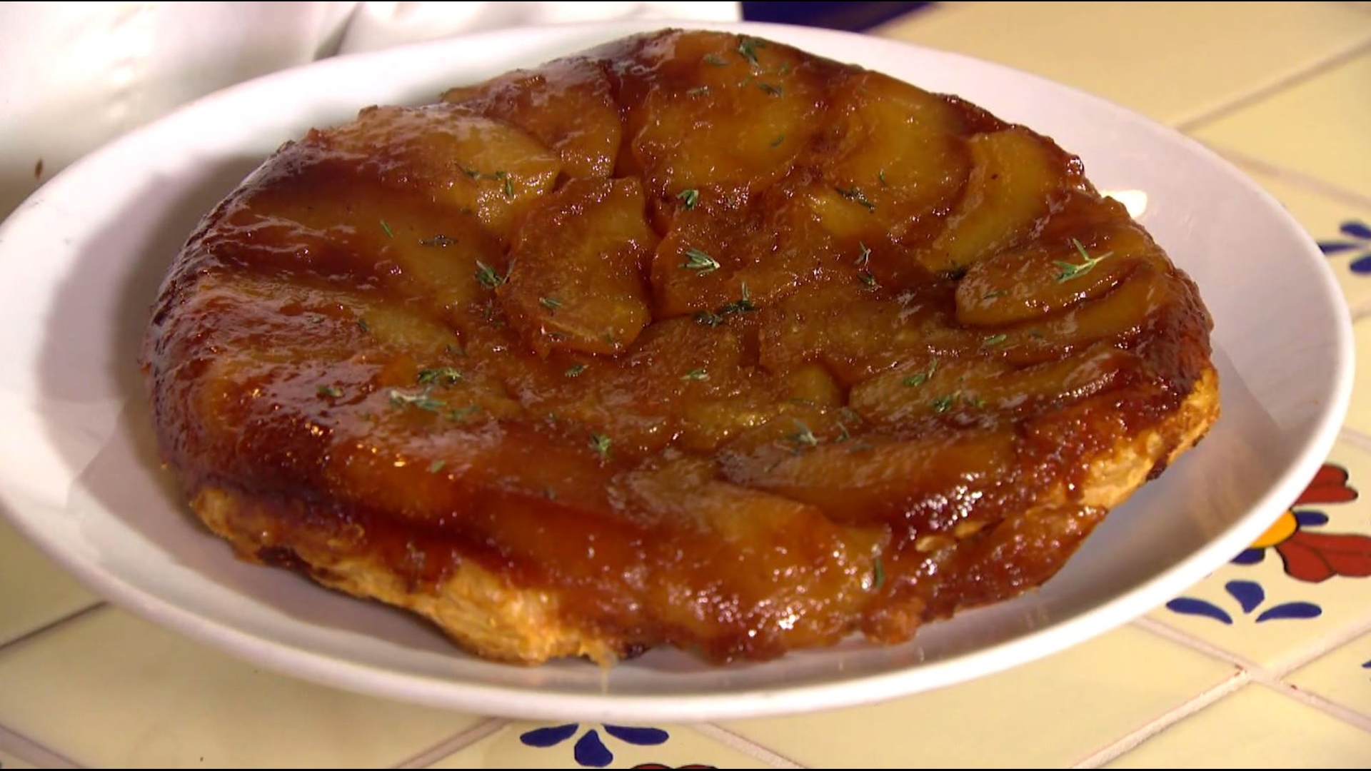 Tart Tatin is almost like an upside down apple pie. It sounds more difficult to make than it is.