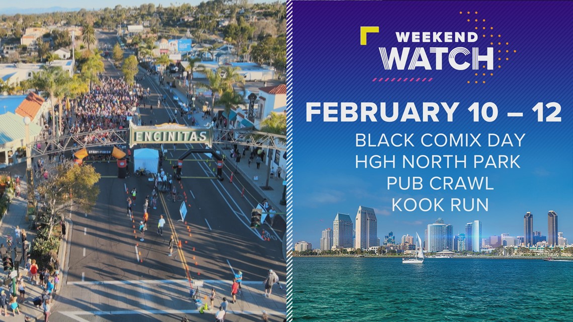 Weekend Watch February 10 - 12 | Things to do in San Diego