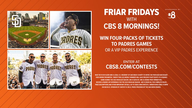 Friar Fridays with CBS 8 Mornings and the San Diego Padres!