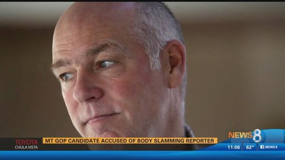 GOP candidate allegedly body slams reporter during interview | cbs8.com