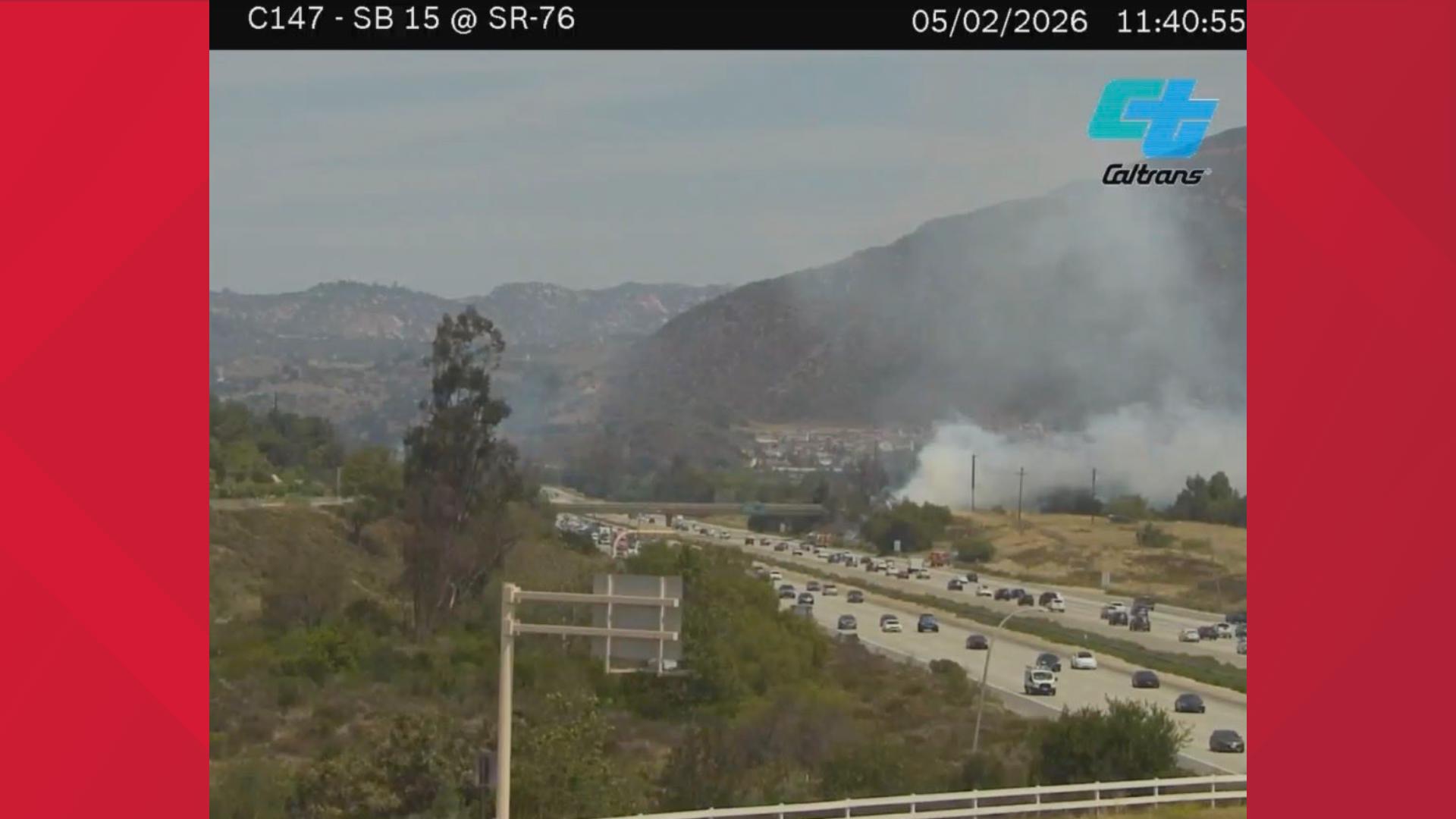 More than a dozen small fires break out in North County | cbs8.com