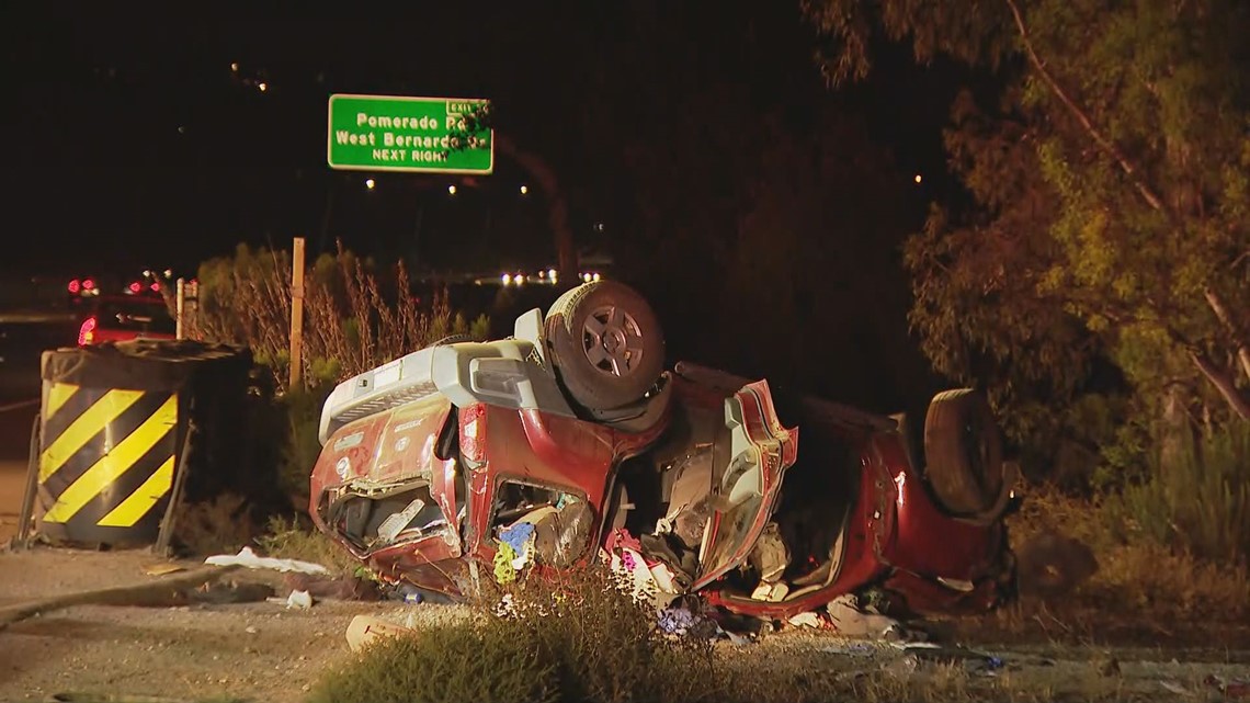 Rancho rollover critical bernardo crash condition following woman cbs8 Rancho rollover critical bernardo crash condition following woman cbs8