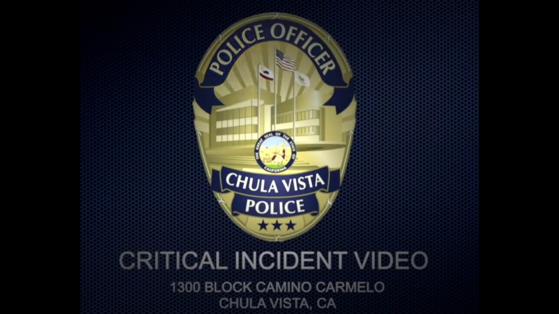 CVPD Body Cam - March 13, 2020