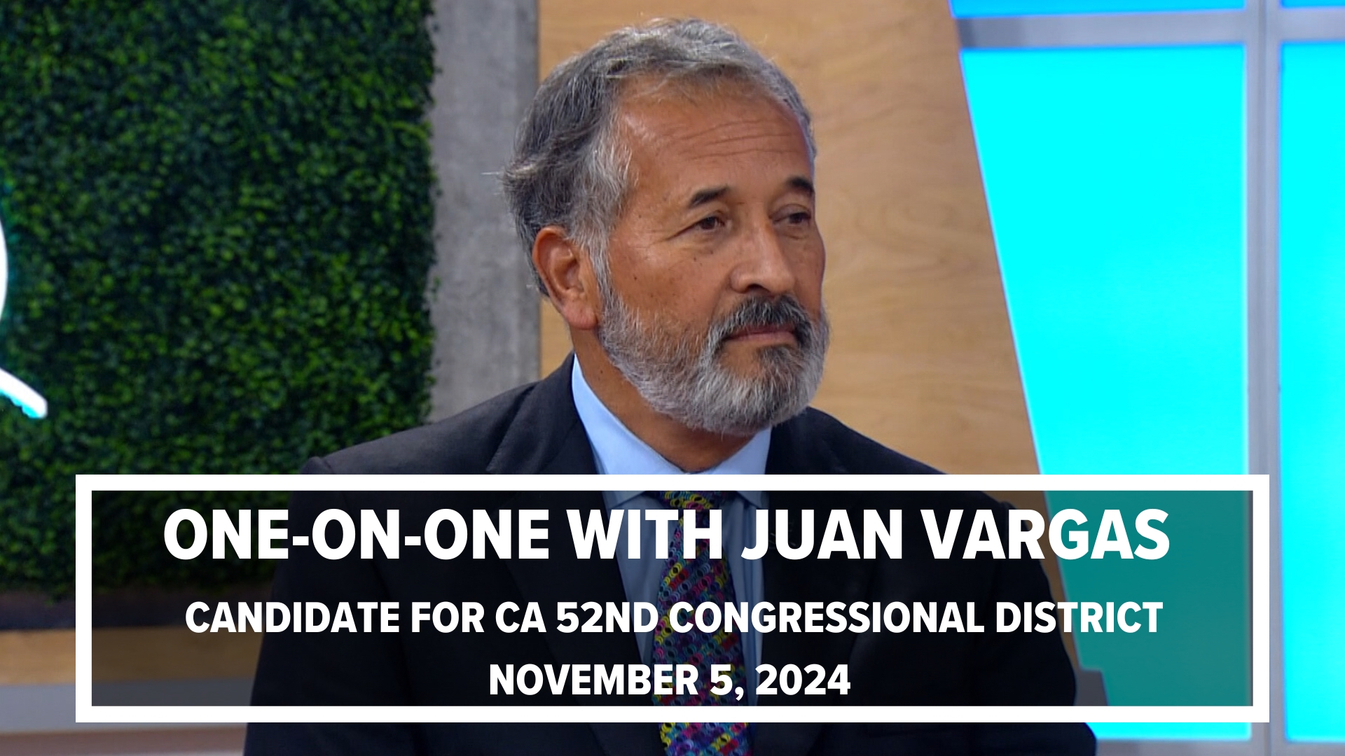 Juan Vargas sat down with CBS 8 to discuss his candidacy for California's 52nd seat in the U.S. House of Representatives.