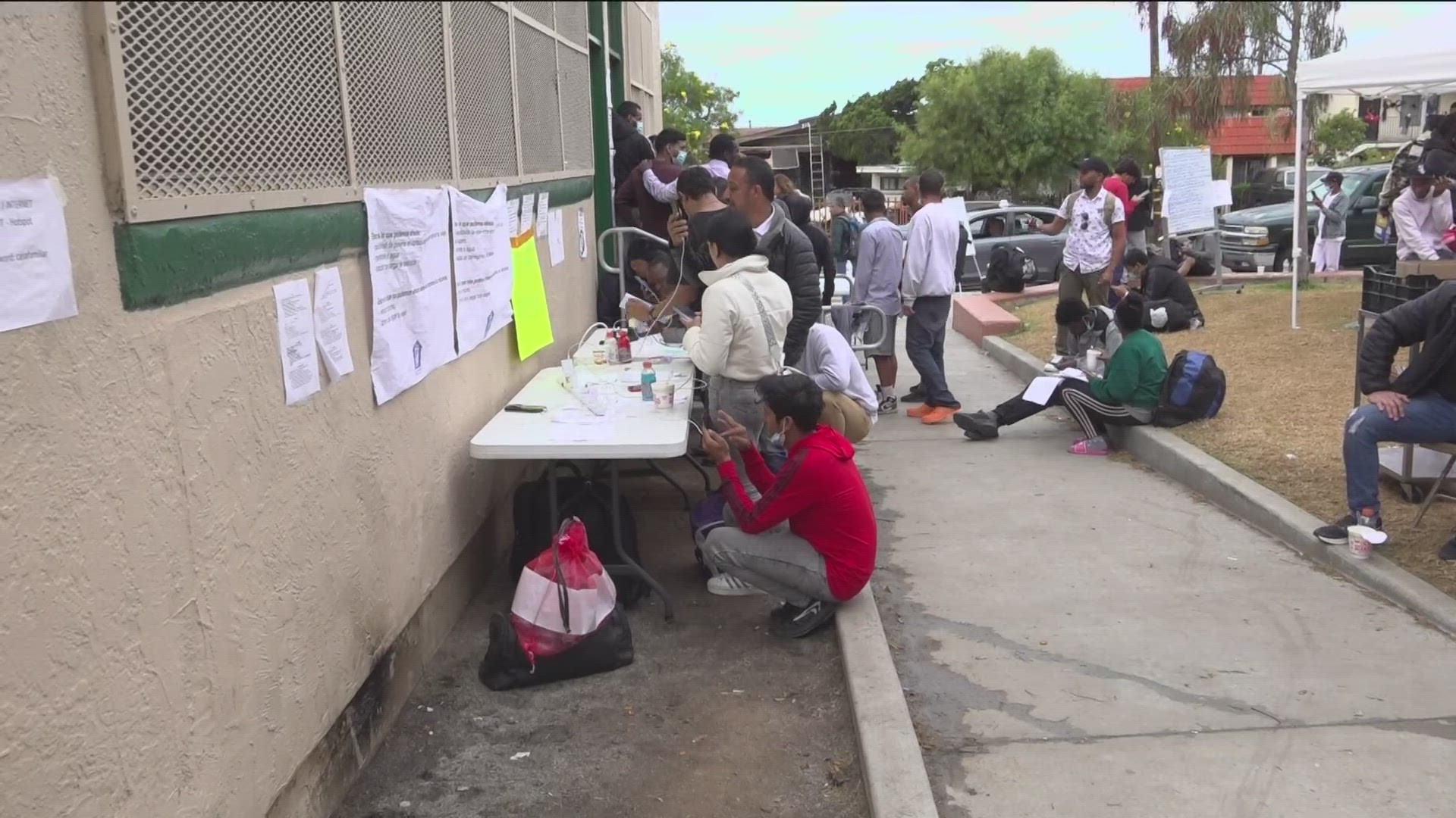 Casa Familiar, a nonprofit in San Ysidro, has helped hundreds of asylum seekers in recent days with basic needs, counseling and paperwork assistance.