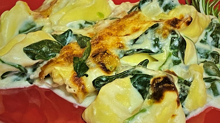 Baked Tortelloni & Spinach | Cooking with Styles