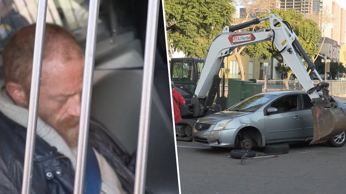 Unhoused man arrested for stealing excavator to help man change his ...
