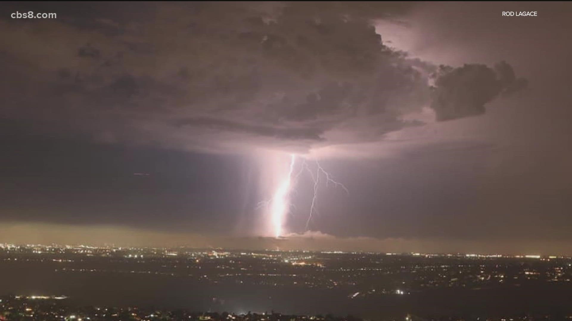 Photos and videos sent in of the amazing lightning seen across San Diego Thursday evening.