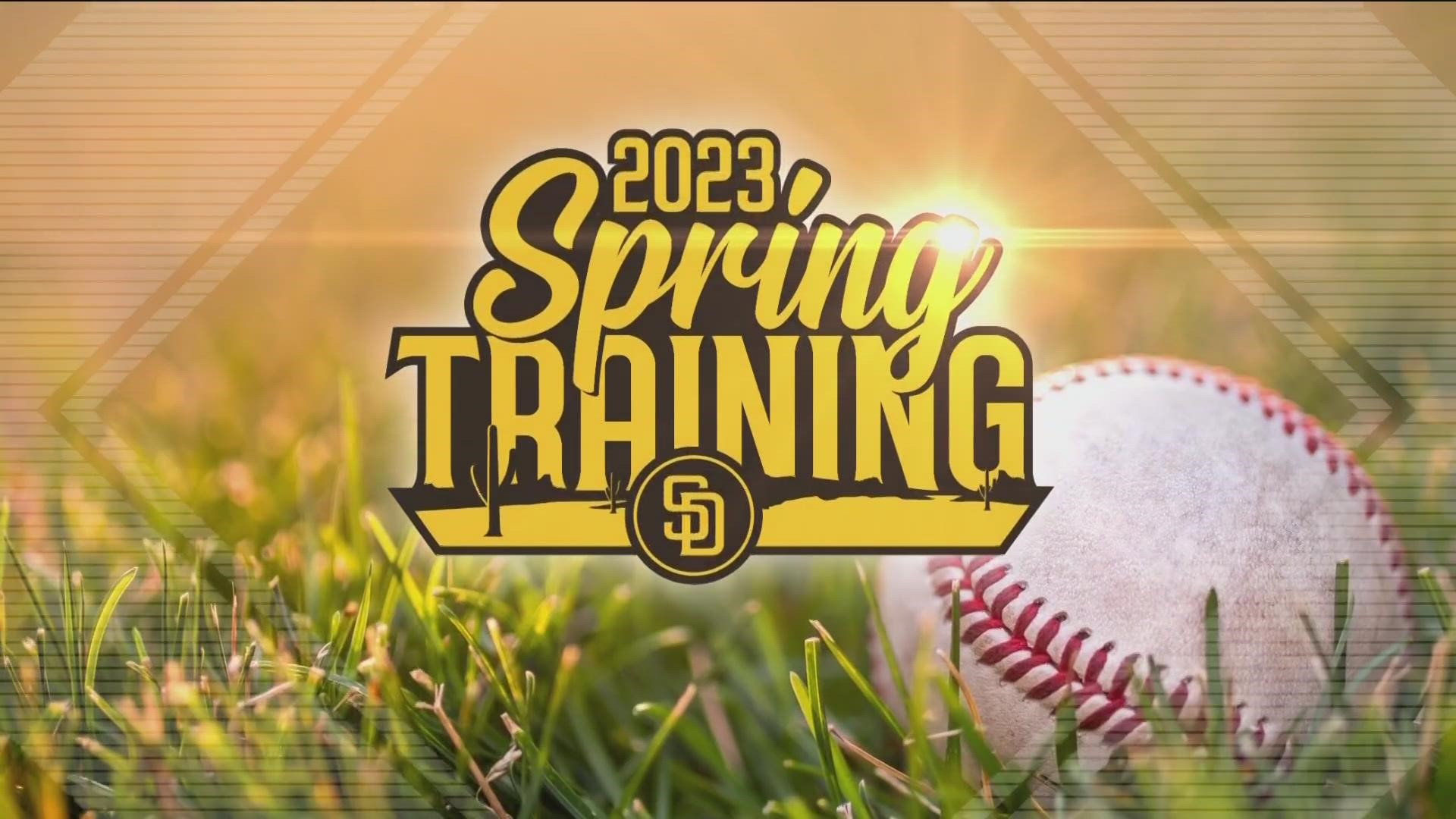 The wind was whipping this morning in Peoria. CBS 8 is in contact with the Padres to see if practice will be cancelled.