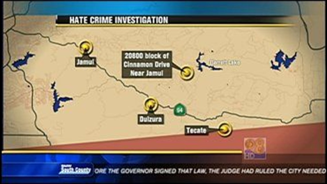 Deputies Seek Witnesses In Jamul Hate Crime