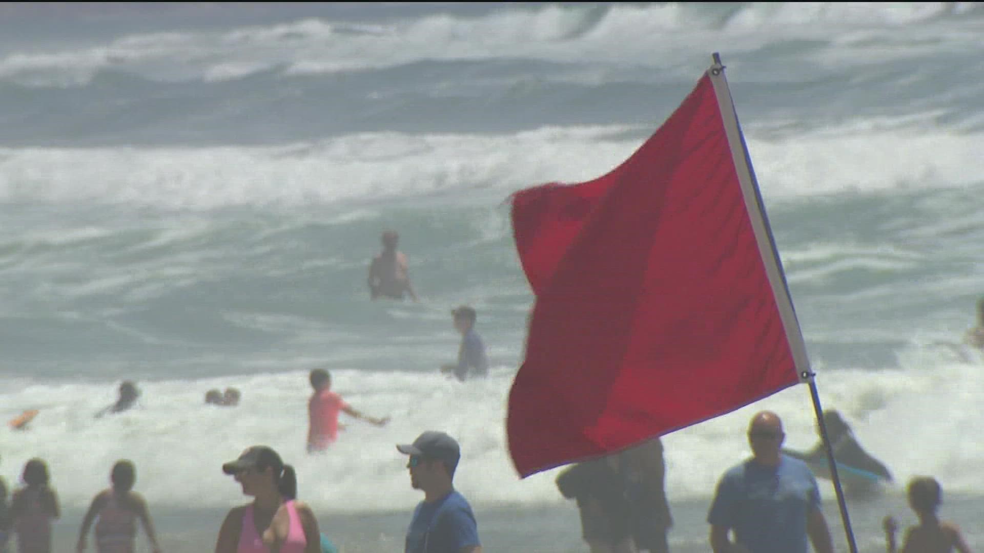Blake Faumunia is a Lifeguard Lieutenant for the City of Oceanside, and said his team has been busy.