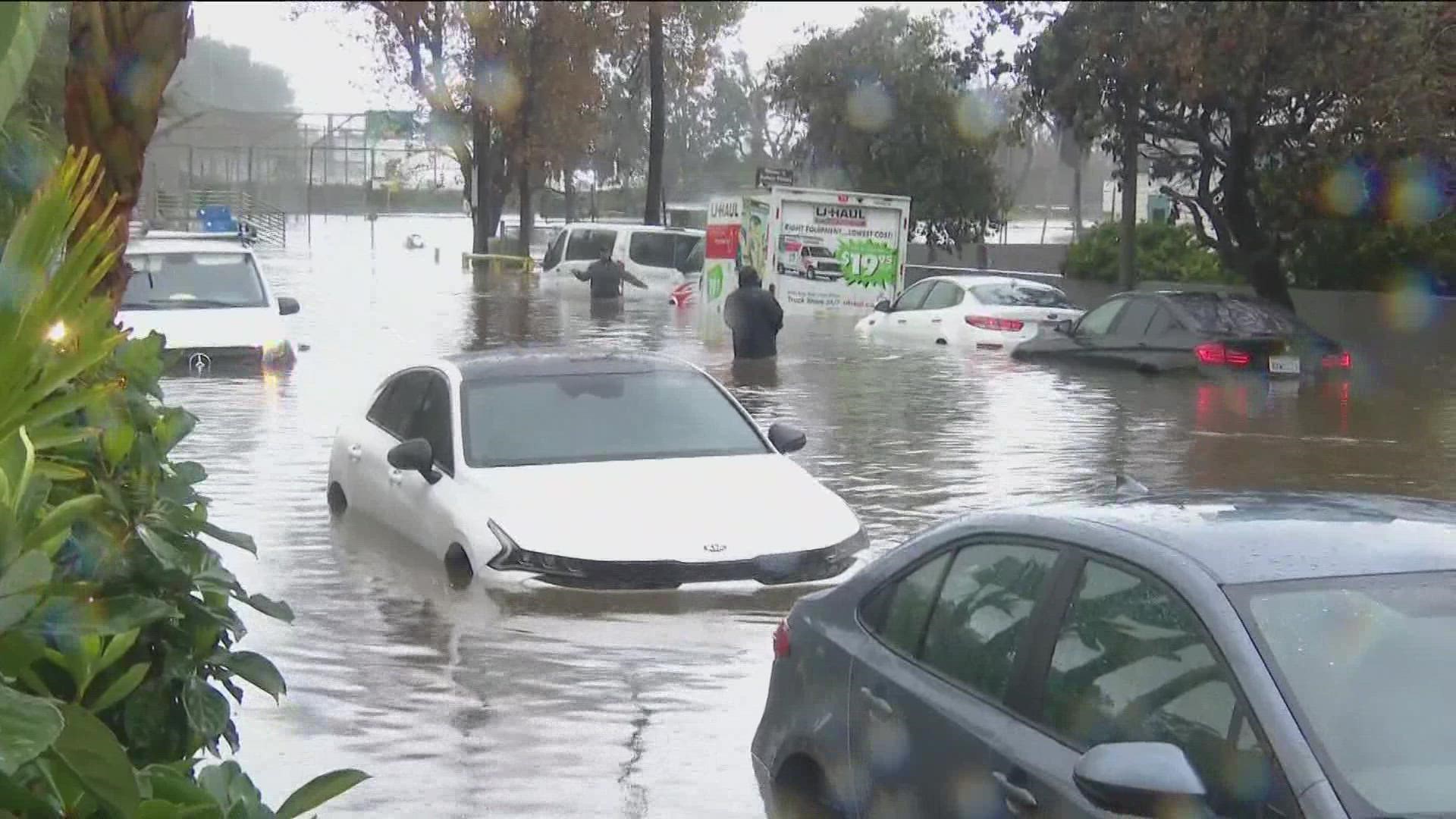 Winter storms causes havoc all over San Diego County | cbs8.com