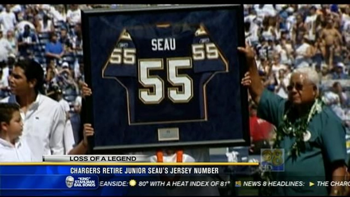 Chargers Retired Numbers Junior Seau