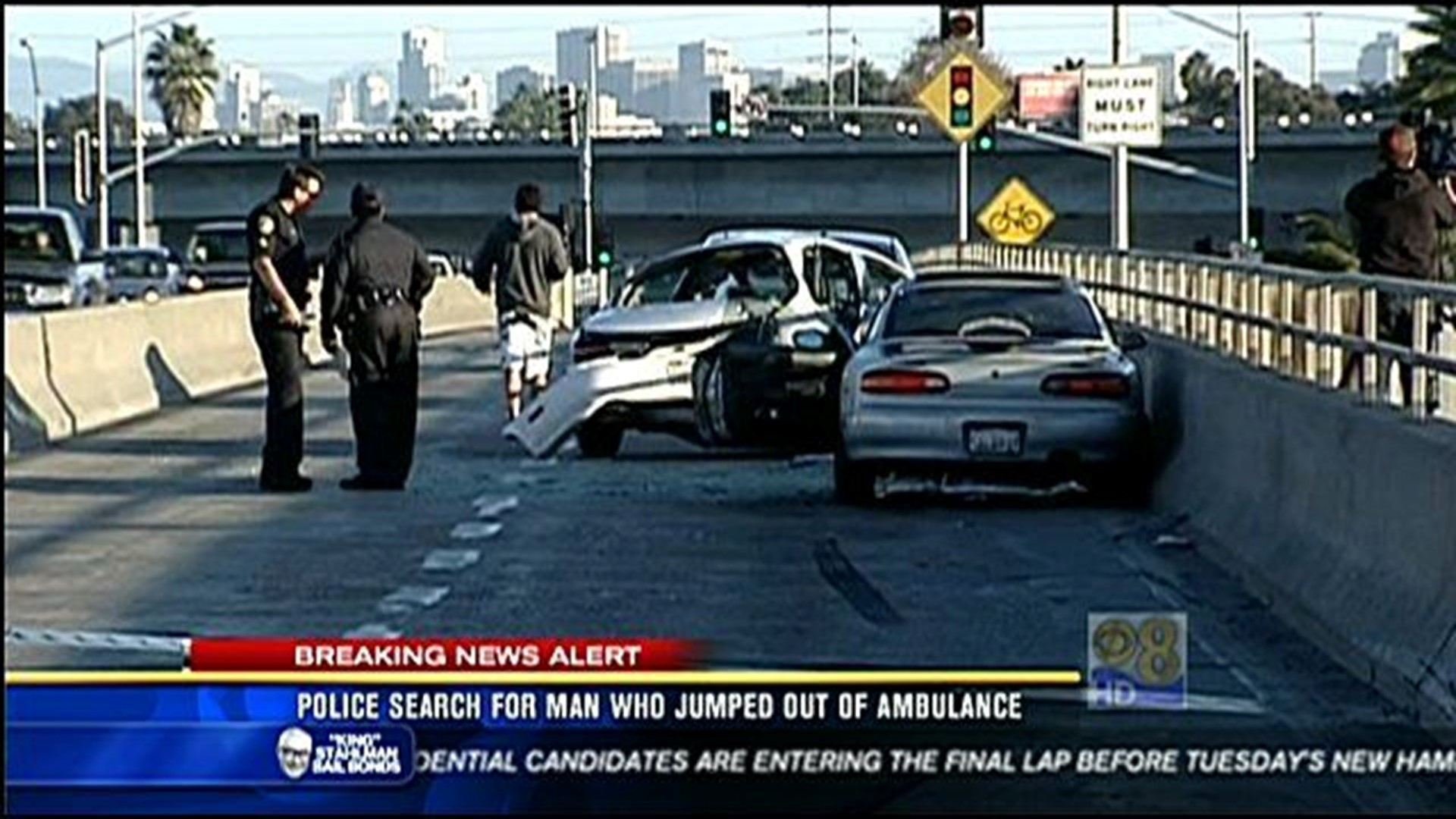 5 people hospitalized after West Mission Bay bridge crash