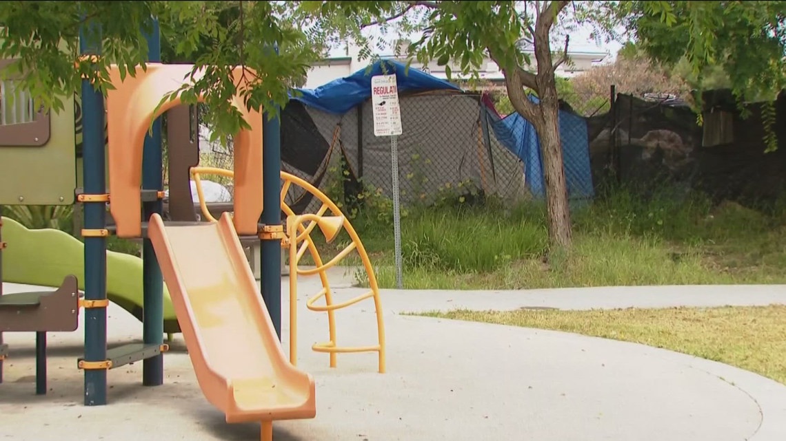 Grant funding helps homeless outreach clear encampment | cbs8.com