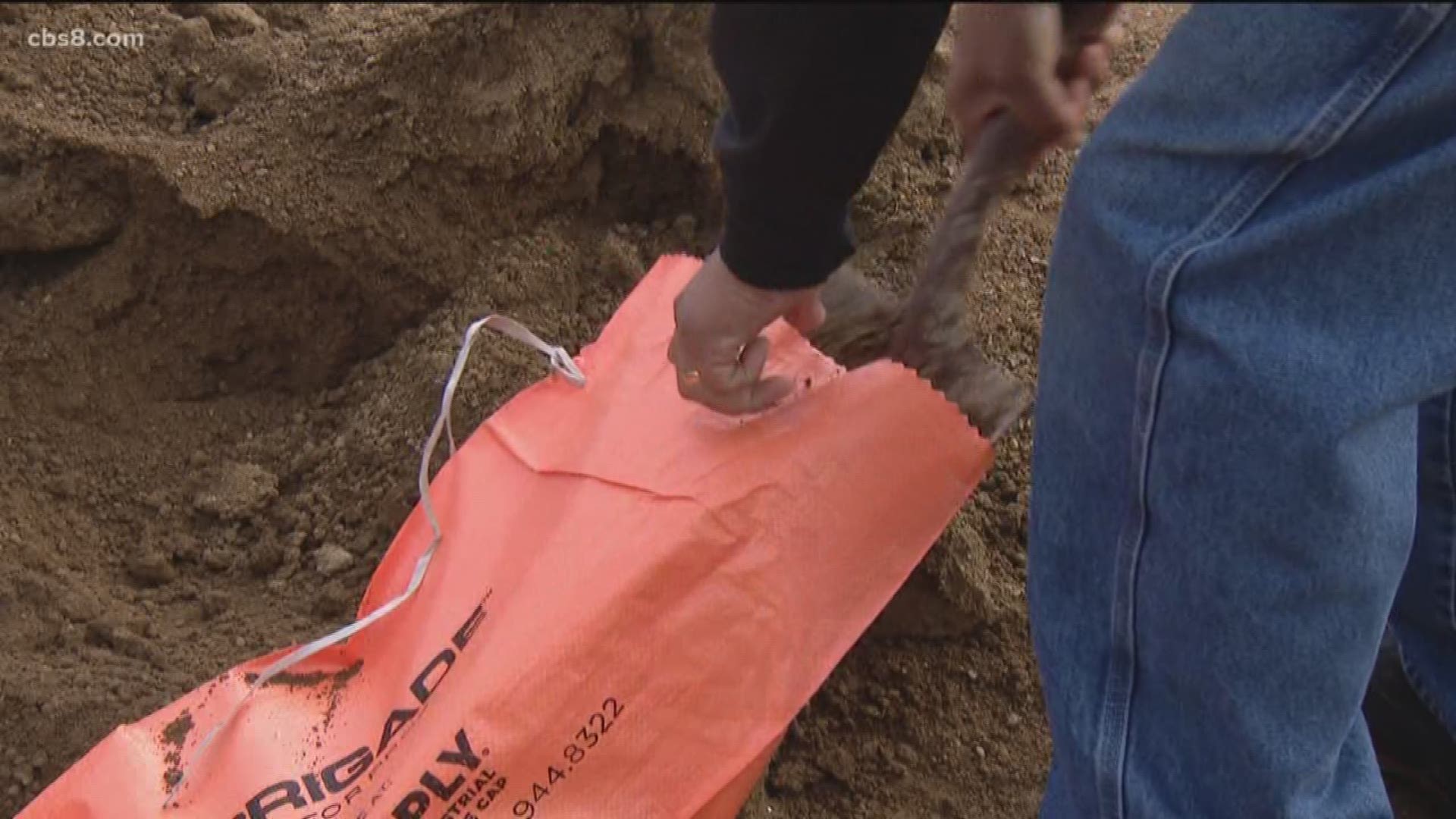 Sand and bags, or bags alone, will be available for unincorporated residents at fire stations all across the county.