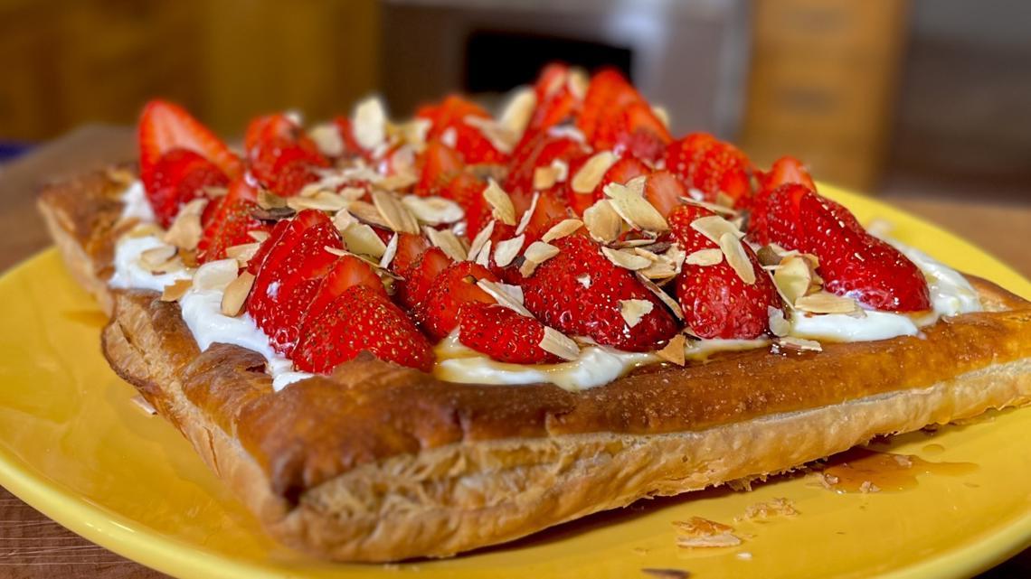 Strawberry Ricotta Tart